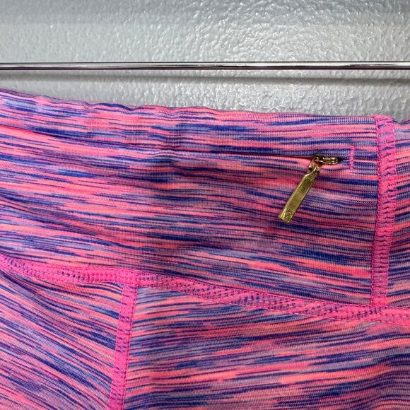 LILLY PULITZER luxletic weekender space dye flamingo pink crop leggings size M - Picture 6 of 7